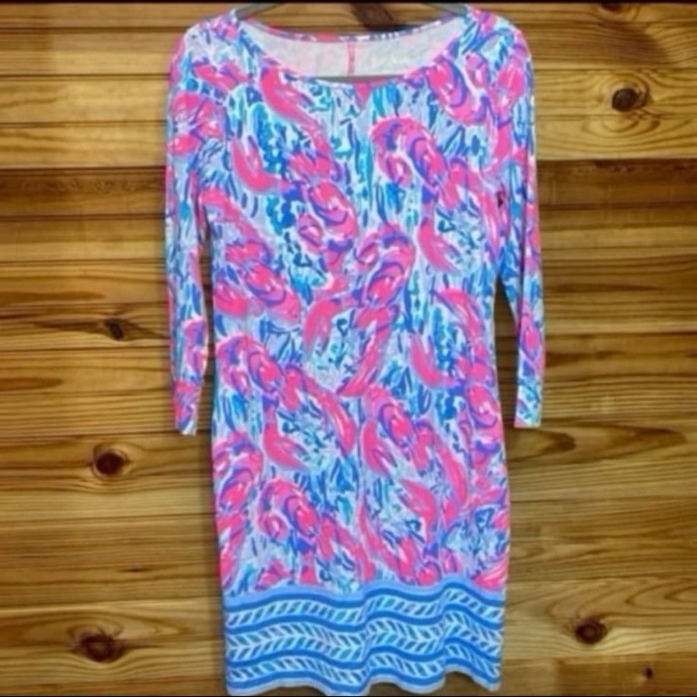 NWOT Lilly Pulitzer Cosmic Coral Cracked Up Marlowe Dress SZ SM